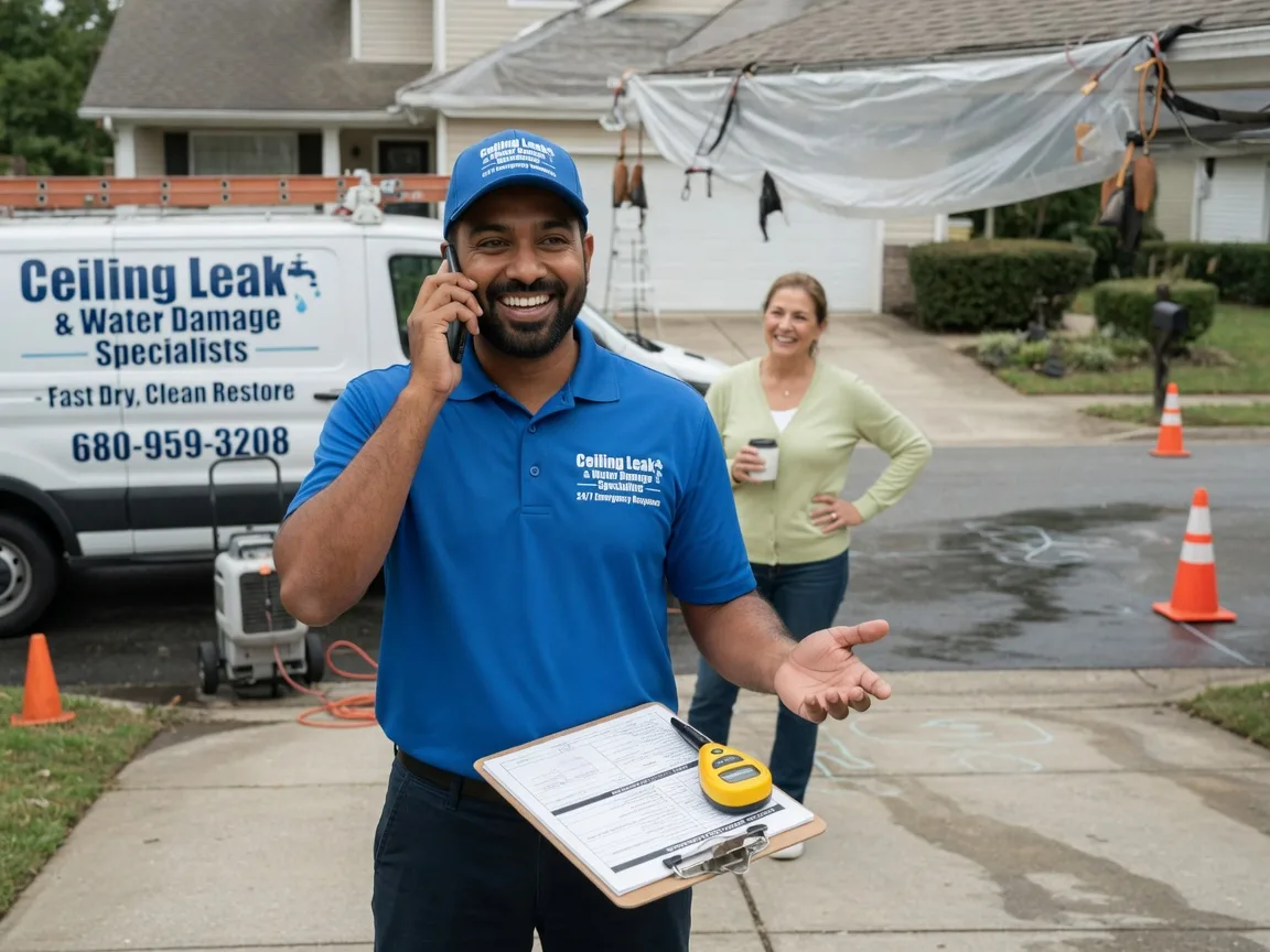 Ceiling Leak Cleanup Washington Island, WI FAQs